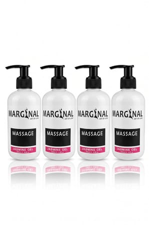 Marginal Jasmine Vücut Masaj Jeli 250 ml Günlük Kişisel Bakım Masaj Jeli x4