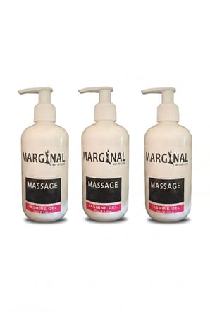 Marginal Jasmine Vücut Masaj Jeli 250 ml Günlük Kişisel Bakım Masaj Jeli x4