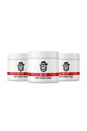 B-X7 Body Cream 100 ml Vücut Bakım Kremi Günlük Kişisel Bakım Kozmetik Ürün x4
