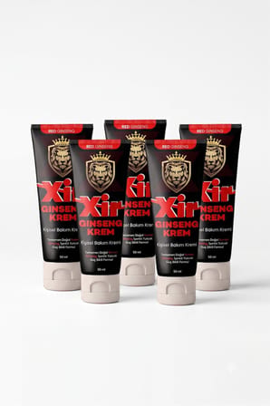 Xir Red Ginseng Kişisel Bakım Kremi 50 ml Body Care Cream Kozmetik Bakım Ürünü x3