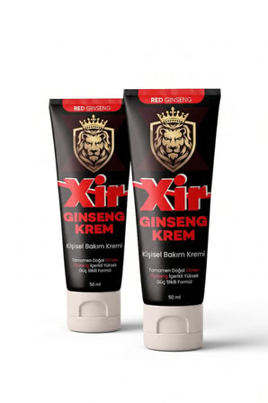Xir Red Ginseng Kişisel Bakım Kremi 50 ml Body Care Cream Kozmetik Bakım Ürünü x4