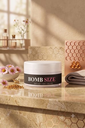 Bomb Size Breast Care Cream 100 ml Kadın Göğüs ve Dekolte Bölgesi Bakım Kremi
