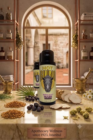 Hot Rhino Breast Gain & Lightening Cream 2'li Kadın Bakım Seti 60 ML