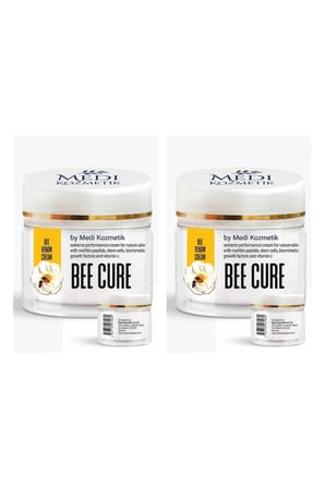 Bee Cure Arı Zehri Özlü Vücut Bakım Kremi 100 ml Yoğun Nemlendirici Cilt Bakım Kremi x2