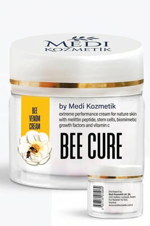 Bee Cure Arı Zehri Özlü Vücut Bakım Kremi 100 ml Yoğun Nemlendirici Cilt Bakım Kremi x2