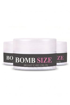 Bomb Size Breast Care Cream 100 ml Kadın Göğüs ve Dekolte Bölgesi Bakım Kremi x2