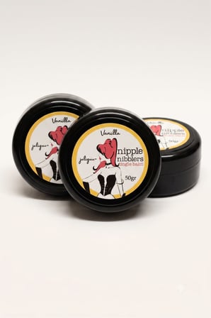 Jelique Nipple Nibblers Vanilla Tingle Balm 50 gr Vanilya Aromalı Göğüs Ucu Bakım Balsamı x3