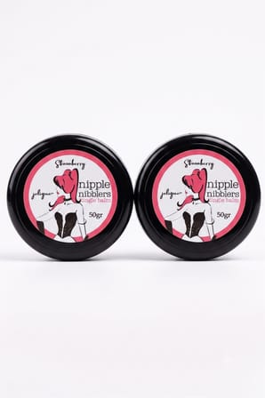 Jelique Nipple Nibblers Strawberry Tingle Balm 50 gr Çilek Aromalı Göğüs Ucu Bakım Balsamı x2