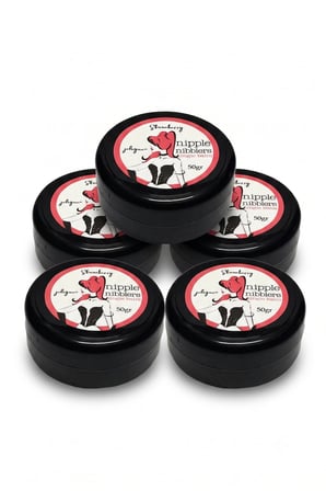Jelique Nipple Nibblers Strawberry Tingle Balm 50 gr Çilek Aromalı Göğüs Ucu Bakım Balsamı x4