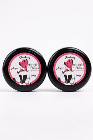 Jelique Nipple Nibblers Strawberry Tingle Balm 50 gr Çilek Aromalı Göğüs Ucu Bakım Balsamı x4