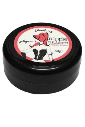 Jelique Nipple Nibblers Tingle Balm 2'li Set 50 gr Çikolata ve Çilek Aromalı Göğüs Ucu Bakım Balsamı