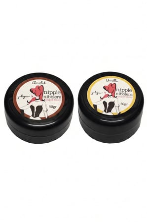 Jelique Nipple Nibblers Tingle Balm 2'li Set 50 gr Çikolata ve Vanilya Aromalı Göğüs Ucu Bakım Balsamı