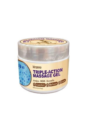Kinzeno Triple-Action Massage Gel 100 ml Arnica MSM Boswelia Masaj Jeli Vücut Bakım Jeli