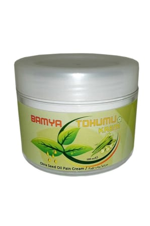 Bamya Tohumu Yağı İçeren Bitkisel Bakım Kremi 100 ml Yoğun Cilt ve Masaj Bakımı x2