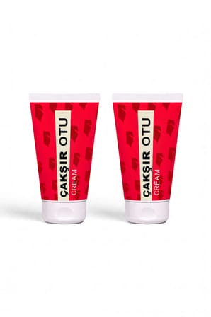 Çakşır Otu Özlü Masaj Kremi Yoğun Nemlendirme ve Cilt Bakım Kremi 50 ml x2
