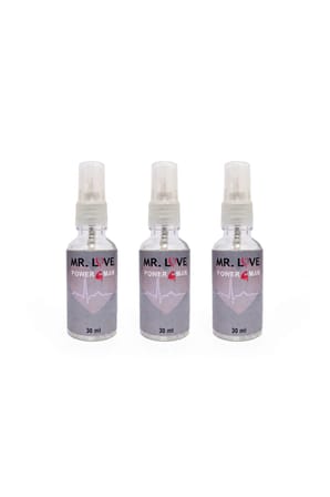 Mr. Love Power Man Kozmetik Sprey 30 ml x3