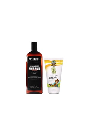 Brickell Natural Color Your Hair 237 ml Saç Bakım Ürünü + İbn-i Sina Kuyruk Yağı & Bal Özlü Bakım Kremi 50 ml
