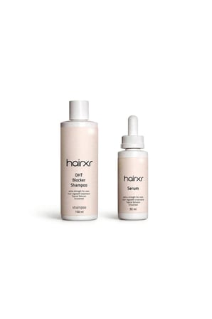 HairXR Şampuan 150 ml + Saç Bakım Serumu 30 ml Set | Unisex Saç ve Saç Derisi Bakımı x2