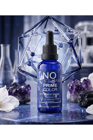 No White Hair Prime Color Aktif Pigment Saç Serumu Melanin + Keratin x3