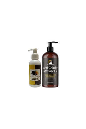 Buckthorn Weed Slimming & Firming Gel 150 ml + M3 Naturals Anti-Cellulite Massage Oil 240 ml Vücut Bakım Seti