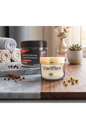 EELHOE Erkek Vücut Bakım Kremi 100 ml + Variflex Bacak Bakım Kremi 100 ml – 2'li Erkek Bakım Seti