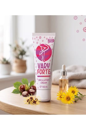 Vary Forte 100 ml Bacak Bakım Kremi Vücut Masaj Kremi Günlük Kadın Erkek Bakım Kremi