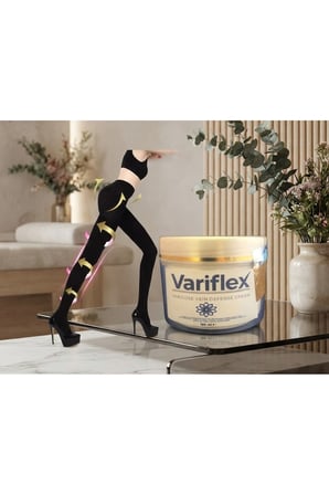 Variflex 100 ml Vücut Bakım Kremi ve S-M Beden Akıllı Mikro Kapsüllü Kadın Tayt Seti | Sıkılaştırıcı Bakım