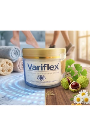 Variflex Vücut ve Bacak Bakım Kremi 100 ml – Günlük Masaj ve Cilt Bakım Kremi x3