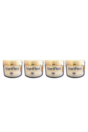 Variflex Vücut ve Bacak Bakım Kremi 100 ml – Günlük Masaj ve Cilt Bakım Kremi x4