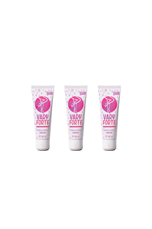 Vary Forte 100 ml Bacak Bakım Kremi Vücut Masaj Kremi Günlük Kadın Erkek Bakım Kremi x3