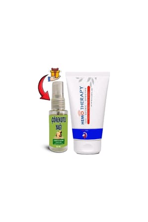 Hemo Therapy İskoç Karaağaç Özlü Bakım Kremi 50 ml + 30 ml Çörekotu Yağı Hediye