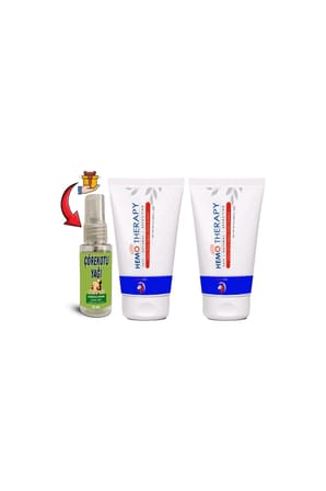 Hemo Therapy İskoç Karaağaç Özlü Bakım Kremi 50 ml + 30 ml Çörekotu Yağı Hediye x2