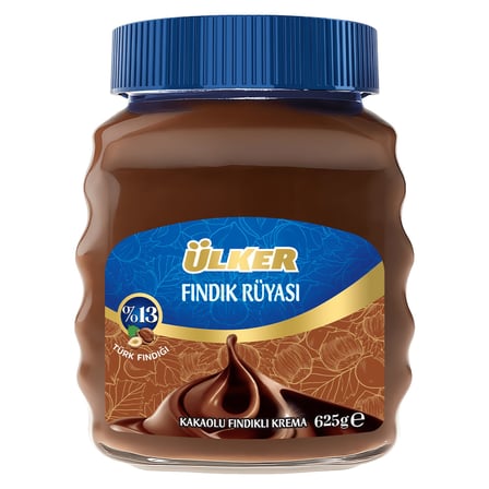 3 Adet Ülker Fındık Rüyası Krem Cam Kavanoz 625 G