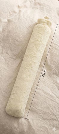 Peluş Kılıflı Uzun Sıcak Su Torbası 76 cm - Yumuşak Dokulu 2500 ml Kapasiteli Torba
