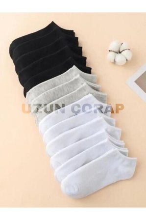 Bambu Unisex Patik Çorap 15 Çift – Erkek Kadın Uyumlu, Nefes Alır, Yumuşak Dokulu, Dayanıklı