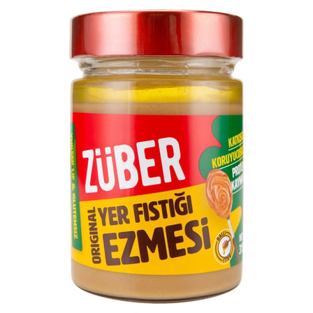 5 Adet Züber Original Fıstık Ezmesi