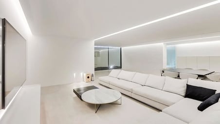 10 Metre Şerit LED Günışığı Renk + 12v 10 Amper 120 Watt LED Trafo - 3 Dirençli Double Pcb - Oturma Odası, Yatak Odası ve Mutfak için Gizli Aydınlatma