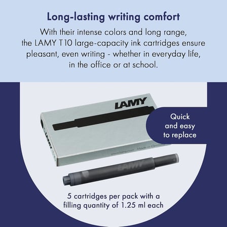 Lamy Dolmakalem Kartuşu Siyah 5Li