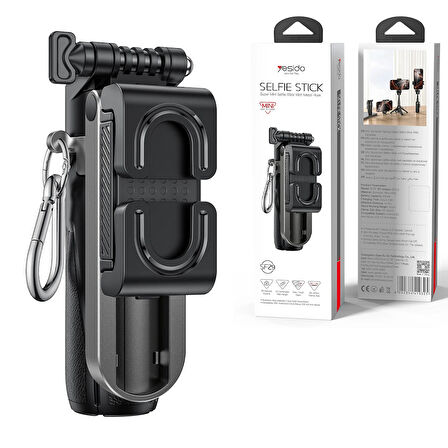 Yesido SF29 Ayarlanabilir BT 5.2 Tripod Özellikli Mini Selfie Çubuğu