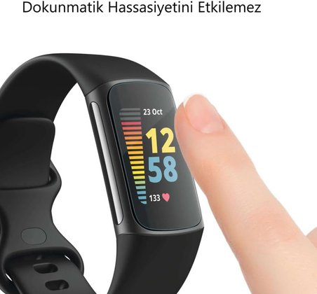 Fitbit Charge 6 Akıllı Bileklik Ekran Koruyucu TPU 2 Adet