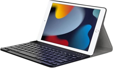 iPad 9.Nesil 2021 10.2 inch Bluetooth Klavyeli Standlı Kılıf - BKK4