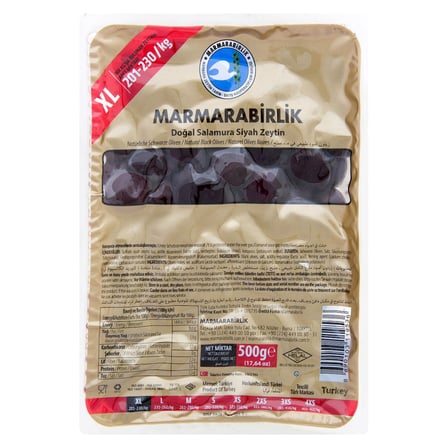 2 Adet Marmarabirlik Mega Zeytin 500 G 201-230 Ad/kg