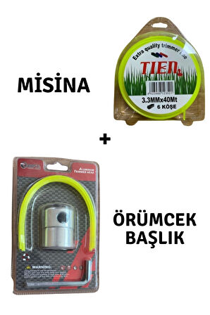 Tien Motorlu Tırpan Misinası ve Rapco Örümcek Başlık