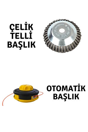 Rapco Motorlu Tırpan Çelik Telli Başlık ve Otomatik Başlık