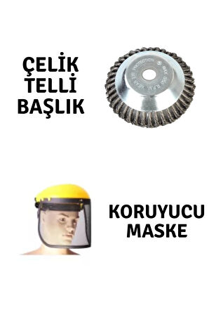 Veta Profesyonel Koruyucu Maske ve Rapco Çelik Telli Başlık