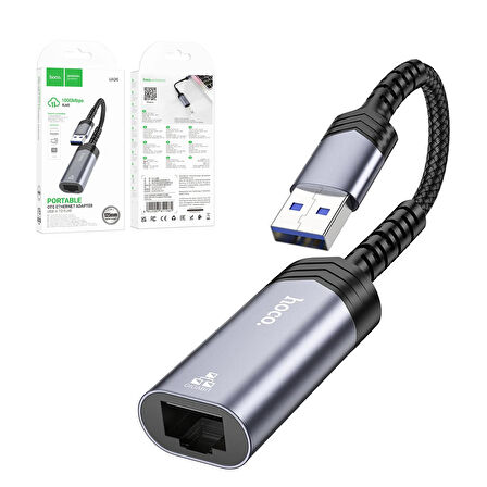 Hoco UA26 USB to RJ45 1000 Mbps Ethernet Dönüştürücü