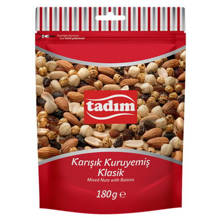 4 Adet Tadım Kavrulmuş Kuruyemiş Klasik 180 G