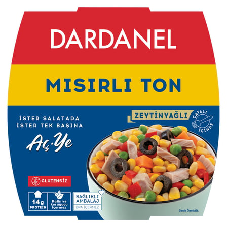 5 Adet Dardanel Mısırlı Aç-ye 160 G
