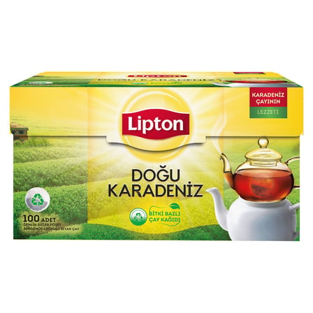 2 Adet Lipton Doğu Karadeniz Demlik Poşet Çay 100'lü 320 G