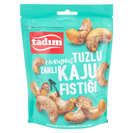 5 Adet Tadım Kavrulmuş Tuzlu Zarlı Kaju